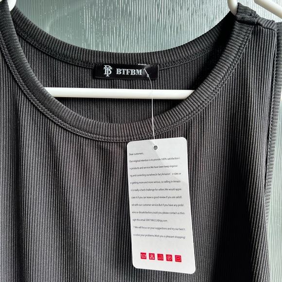 NWT black Ruched Drawstring Dress - Picture 3 of 7